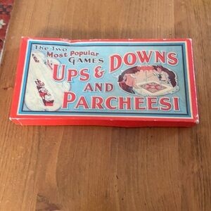 2 Rare 1900's up and downs & Parcheesi Board Game w box The Canada Games Co 1917